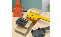 Accurate Hole Positioning Board Drilling Guide Easy to Use Woodworking Drill Guide Portable Hardware Tool for Woodworkers