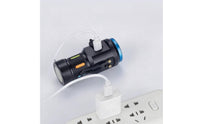 Re Energizable Mini Flashlight Compact Flashlight Multifunctional Portable Light