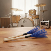 Nylon Drum Brush Flexible Drum Brush Lightweight Drumstick for Drummers, Percussionists, Live Performance, Training Rehearsal