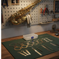 Sax Pad Tool Set Small Transport Container Sax Repair Tool Kit Stainless Steel Musical Accessory for Music Shop