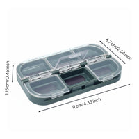 Waterproof  Box Portable Fly Fishing Box Individual Compartments Lure Case for Anglers, Wading