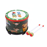 Early Education child's Floor Tom Rhythm Development Musical Instrument Comes with 2 Drumsticks young child Drum Includes Shoulder Strap for young children, Preschoolers, Preschool, Music session, Playroom, sessionroom