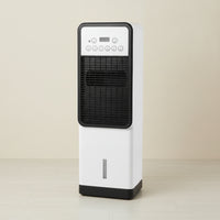 Compact Evaporative Air Cooler Portable Column Fan with Water Tank No Installation Required Swamp Cooler Easy to Clean for Bedroom, Living Room