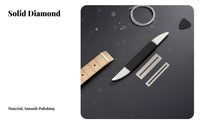 Abrasive-Coated Coated Fret Crowning File Professional Grade Double-Headed Fret File Long-Lasting for Hobbyists, Instrument Repair, Workshop