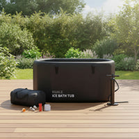 Portable Inflatable Ice Bath Tub Quick Setup Inflatable Cold Plunge Tub Space-Saving Ergonomic for Home