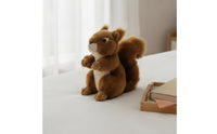 Stuffed Squirrel Fuzzy Stuffed Squirrel Huggable for Playroom, Shelf