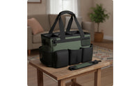 Wearable Cleaning Organizer with Shoulder Strap Portable Supply Carrier Adjustable Organizer for Gardening