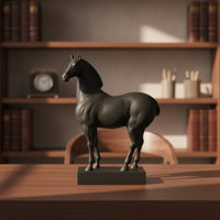 Horse Figurine Sophisticated Decorative Horse Figurine Handcrafted Decor for Desk, Office