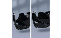 Sporty Rear Bumper Lip Air Movement Deflector Aerodynamic Rear Lower Trim Piece Long-Lasting Spoiler Scratch-Resistant for Drivers