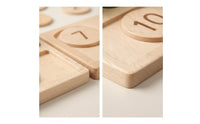 Child-Centered Counting Board with Pegs Smooth Arithmetic Board Numbers Math Toy Preschool for Preschoolers, Toddlers