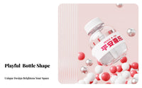 Atmosphere Light Cola Bottle Humidifier Function Mini USB Humidifier Quiet Operation for Young Adults, Dorm Room, Desk, Bedroom