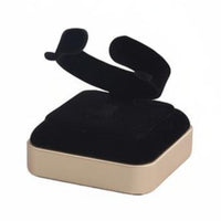 Velvet Jewelry Display Easy to Organize Black Jewelry Showcase Stable Base Display Rack for Store Owners