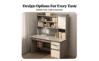 Computer Desk with Bookshelf Multi-Functional Study Desk with Bookshelf Space-Saving Home Design Furniture for Students, Children, Bedroom, Dorm Room