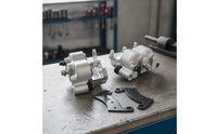 Compact Brake Caliper with Mounting Plate Motorcycle Brake Caliper Precision Hardware Long-Lasting for Garage Maintenance