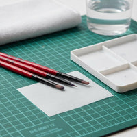 Model Painting Wet Palette Portable Model Paint Mixing Tray Unified Texture Zone Paint Mixing Palette Tray for Hobbyists