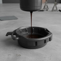 Oil Drain Pan Thickened Design Waste Oil Collection Basin Large Capacity Low Profile Fluid Receptacle Pan for Mechanics, Auto Repair Shop