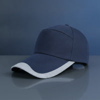 Safety Work Cap with Chin Strap Cotton Baseball-Style Bump Cap Hat Comfortable Breathable for Workers, Maintenance, Workshop