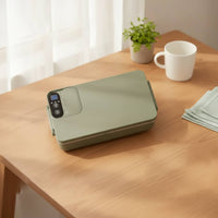 Heated Lunch Container Self Heating Lunch Box with Stainless Steel Interior Compact Portable Food Heater for Commuters