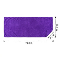 60x180cm Car Drying Towel and Large Microfibre Towel, Microfibre Cloths for Car Washing, Plain Weave Single-Ply Cleaning Cloth