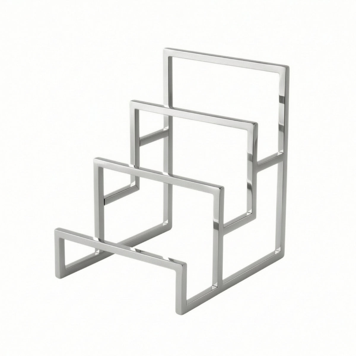 3-Layer Wallet Display Rack Compact Wallet Display Holder Sleek Minimalist for Boutiques, Shelves