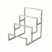 3-Layer Wallet Display Rack Compact Wallet Display Holder Sleek Minimalist for Boutiques, Shelves