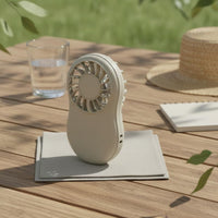 5 Speed Settings Mini Pocket Fan Lightweight USB Rechargeable Fan Fast Charging Powerful Airflow for Travelers, Commuters, Students, Outdoor, Travel, Office, Desk
