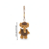 Woolly Stuffed Toy Soft Woolly Stuffed Animal Stuffed Pendant with Clip Mini Cute for Children, Backpacks, Keyrings