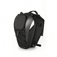 Long-Lasting Motorcycle Rear Seat Bag with Shoulder Strap Adjustable Motorcycle Helmet Bag Backpack Convertible Expandable Helmet Carrier Streamlined for Commuters