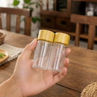 Mini Glass Spice Jar, Airtight, 30ml, Spice Bottle, For Camping, Outdoor, Seasoning Container