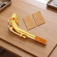 Saxophone Bend Neck Curved Saxophone Neck with Cork Rust-Resistant for Saxophonists