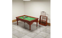 1:12 Scale Billiard Table Realistic Model Miniature Pool Table Set for Diorama