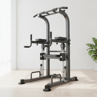 Assisted Pull up Machine Beginner-Friendly Station with Assistance Straps Floor Standing Pull-up and Station for Beginners, Home Gym
