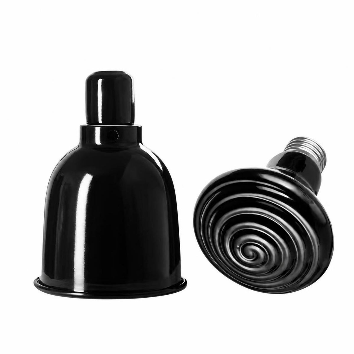 Ceramic Heat Lamp Bulb for Reptiles, Turtles, Hedgehogs, Lizards, Parrots, Infrared Night Heat, EU Plug