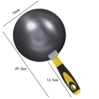 Cement Mixing Ladle Wear Resistant Handheld Mortar Ladle High Hardness Plastering Wok for Plasterers, Construction Workers