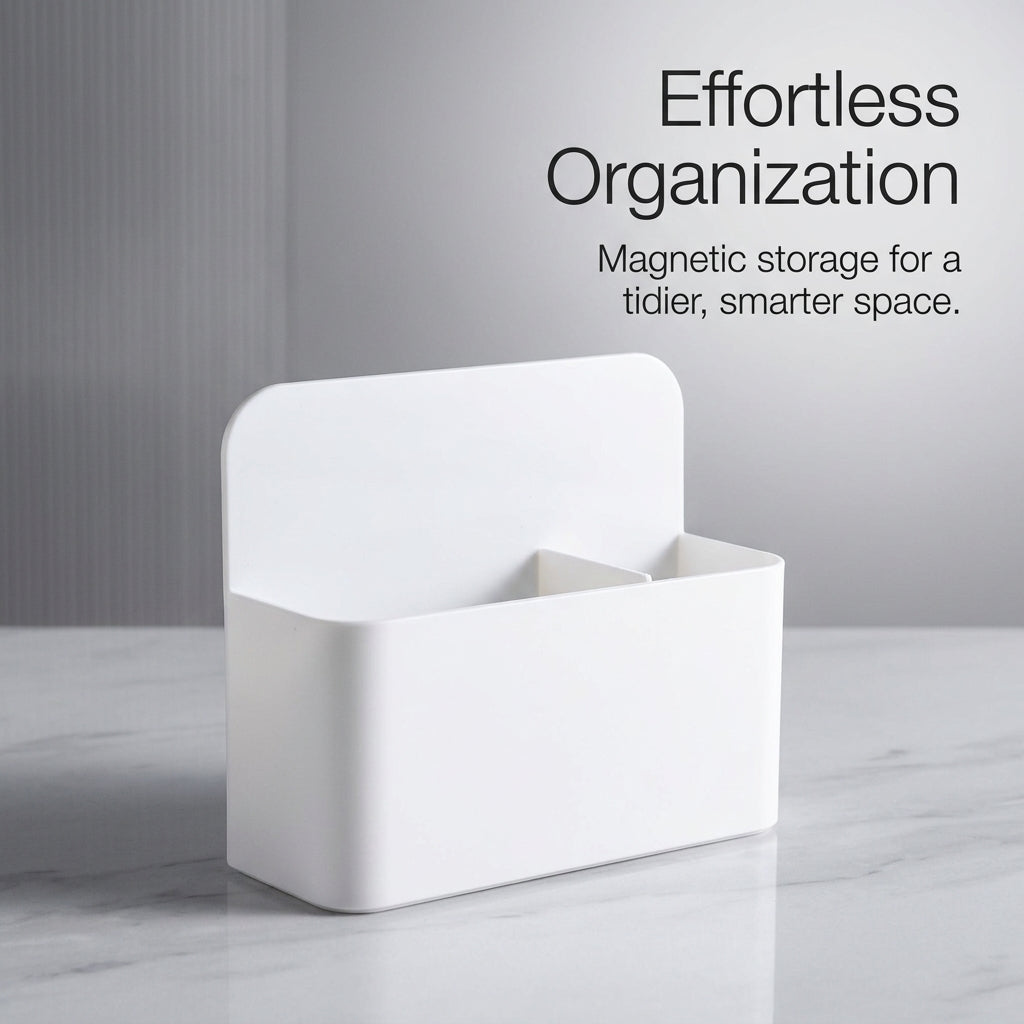 Whiteboard Marker Organizer for Fridge Locker Desk Storage Box for Office Classroom, Wall Mounted Pen Holder
