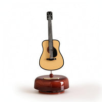 Tabletop Melody Box Freestanding Melody Box with Round Base Musical Movement Decorative Decor Vintage-Inspired for Living Room