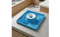 Non-Slip Slow Feeding Bowl with Maze Pattern Easy to Clean Puzzle Bowl Interactive Lick Mat Shallow Design for Young Dogs