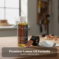 60 Ml Lemon Oil Fretboard Cleaner Removes Guitar Fingerboard Care Oil Renews Shine Guitar Cleaning Kit for Instrumentalists, Repair Shop, Home