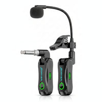Noise Reduction Handsunrestricted Audio Gear Portable Case Gooseneck Instrument Audio Pickup Foam-Covered Wireless Attach-on Instrument Audio Pickup for Wind Players