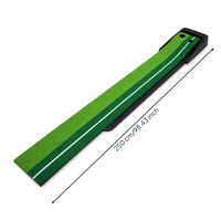 Indoor Golf Putting Practice Aid Portable Putting Mat with Cup Openings Smooth Practice Cup Non-Skid for Beginners