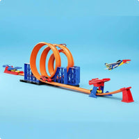 DIY Track Set Easy to Assemble Pull Pull-Back Vehicle Track Set Multi Mode for Children