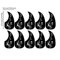 10 Pieces 41 Inch Acoustic Guitar Pickguard Thin Pick Guard Scratch Plate Lightweight for Guitarists