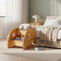 Dog Steps for Bed Aids Mobility Dog Bed Steps Sturdy Construction Cat Climbing Ladder for Senior Pets, Bedside, Sofa Side
