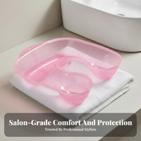 Hair Coloring Neck Tray Prevents Dripping Hair Perming Neck Tray Leak-Resistant Shoulder Support Hairdressing Tool for Barbers, Beauty School