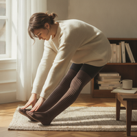 Women's Wool Leg Warmers for Winter Boots and Slippers