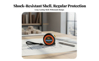 Automatic-Locking Tape Measure High Exact Automatic-Locking Measuring Tape Waterproof Drop-Resistant for Professionals, Job Site