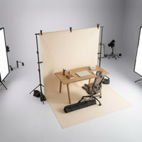Photography Background Stand Kit Adjustable Backdrop Stand Kit Portable Backdrop Support System for Photographers, Vloggers, Video Shoots, Home Studio
