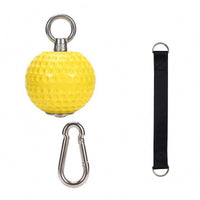 Dimpled Pull-up Grip Ball Hanging Loop Finger Strength Ball PU