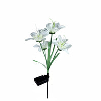 Waterproof Solar Flower Light Weather Resistant Solar Garden Stake Light Auto ON/deactivate for Patio, Lawn, Pathway