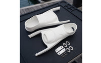 Open-Heel Silicone Foot Pocket with Mounting Hardware Modular Diving Fin Foot Pocket Ergonomic Footwear Flexible for Freedivers, Scuba Divers, Freediving